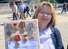 В Женеве напротив ООН прошел «Бессмертный Полк»