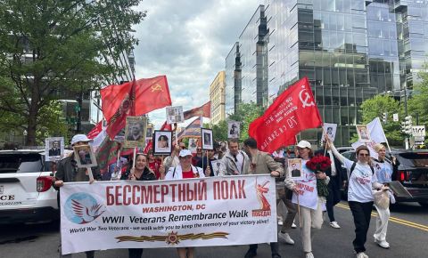 В Вашингтоне прошла акция «Бессмертный полк»: память объединяет соотечественников!