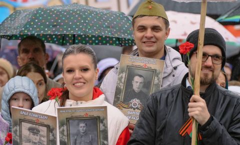 По всей Белоруссии с размахом прошли памятные мероприятия, посвящённые Дню Победы