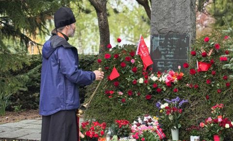В норвежском городе Ставангер прошел «Бессмертный Полк»