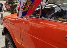 В Колумбии в честь Дня Победы прошел автопробег раритетных автомобилей