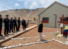 В Перу почтили память русских моряков с фрегата «Аврора»