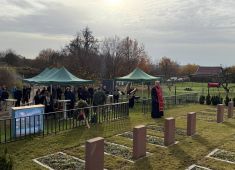 В Германии на советском воинском захоронении прошла церемония открытия после реконструкции