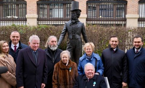 В Париже открыли памятник Александру Сергеевичу Пушкину