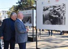 В парке Калемегдан прошла церемония открытия выставки посвященной освобождению Белграда от немецко-фашистских захватчиков