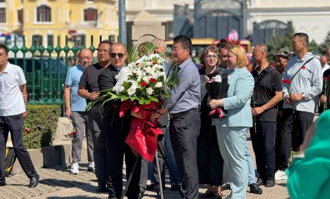 В Харбине прошли памятные мероприятия в честь Дня Победы над милитаристской Японией и окончания Второй Мировой войны